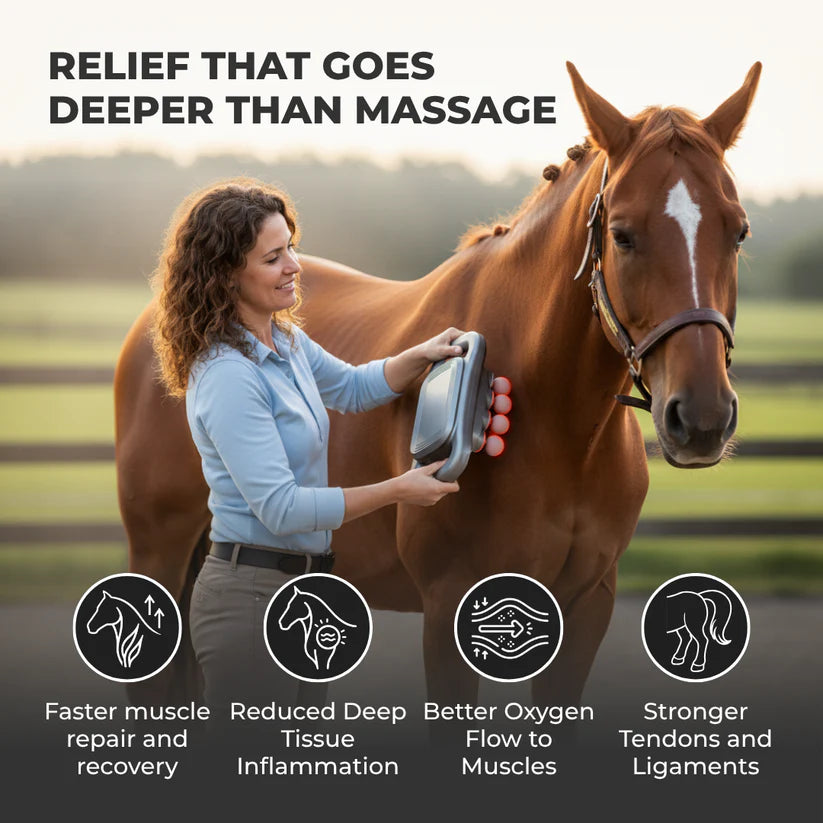 The 8-Head Red Light Recovery Gun for Horses